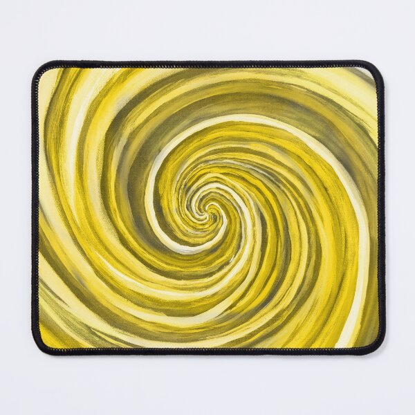 Item preview, Quantum Color Art - Entanglement 1EPST - Yellow, painted by hand. designed and sold by QuantumColorArt.