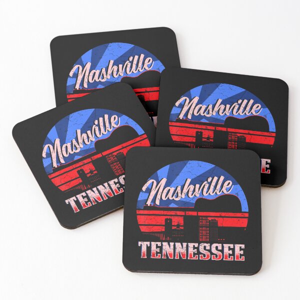Item preview, Nashville Tennessee Skyline Retro Music designed and sold by PigGame.