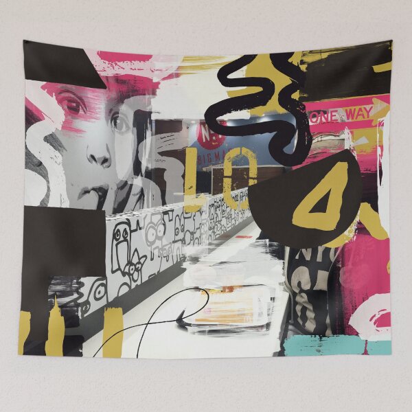 Item preview, Graffiti, Black Yellow, Street Art, Irena Orlov designed and sold by Irena Orlov.