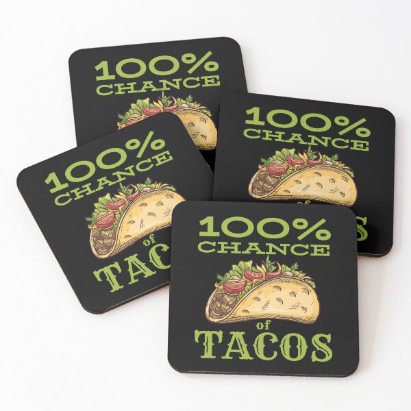 Item preview, 100 Percent Chance of Tacos / Taco Tuesday Shirt / Funny Taco Gift / Taco Lover Design / Mexican Food Gift designed and sold by Adonalyn.