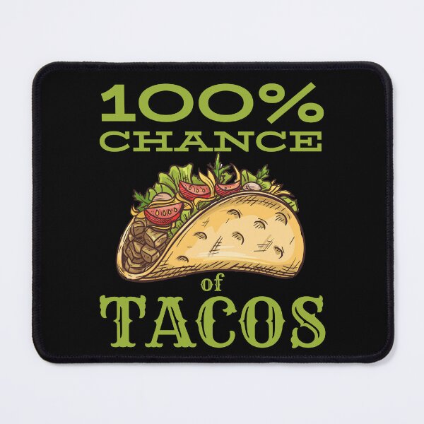 Item preview, 100 Percent Chance of Tacos / Taco Tuesday Shirt / Funny Taco Gift / Taco Lover Design / Mexican Food Gift designed and sold by Adonalyn.