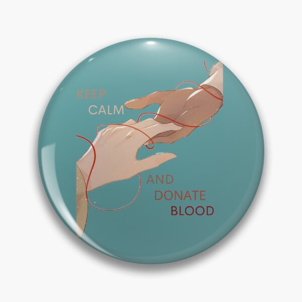 Item preview, Keep Calm and Donate Blood designed and sold by Trash-Wares.