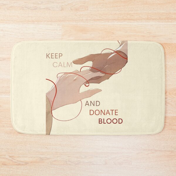 Item preview, Keep Calm and Donate Blood designed and sold by Trash-Wares.