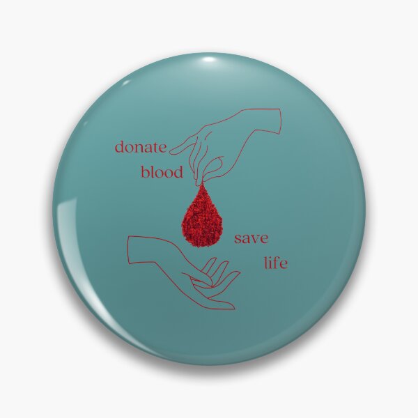 Item preview, donate blood save life designed and sold by Trash-Wares.