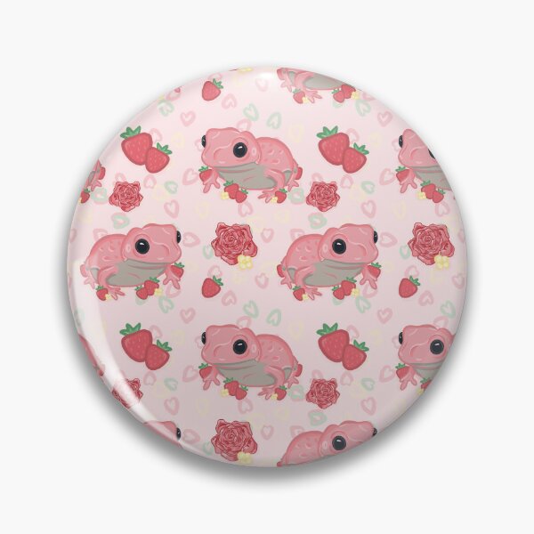 Item preview, Pink Frog in the Pink Garden designed and sold by RoserinArt.