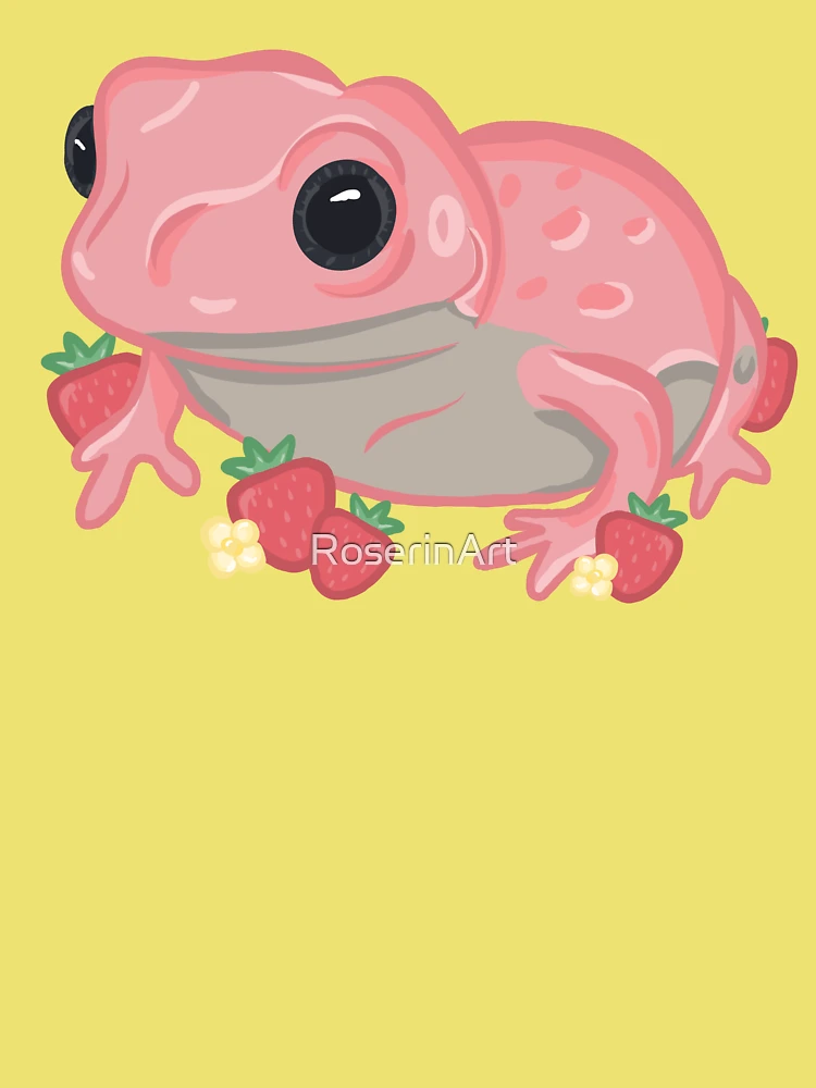 Pink Frog in the Pink Garden - Aesthetic Frog - Magnet