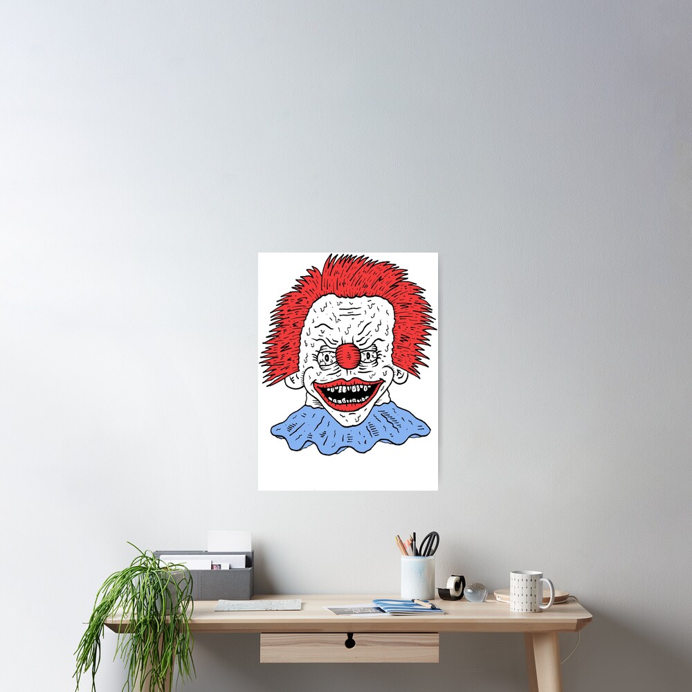 Killer Klown From Outer Space Poster By Wolfmaskart Redbubble Killer Klown From Outer Space Poster By Wolfmaskart Redbubble