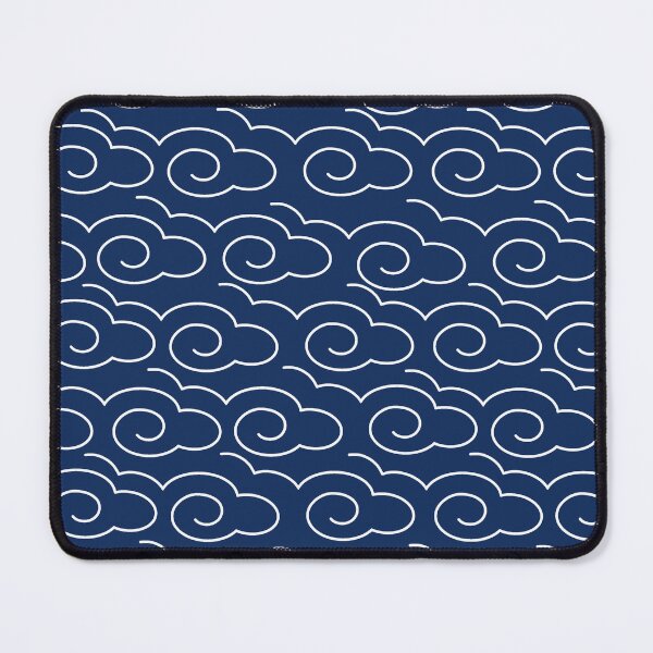 Item preview, Clouds Navy Blue designed and sold by karwilberevivalcollection.