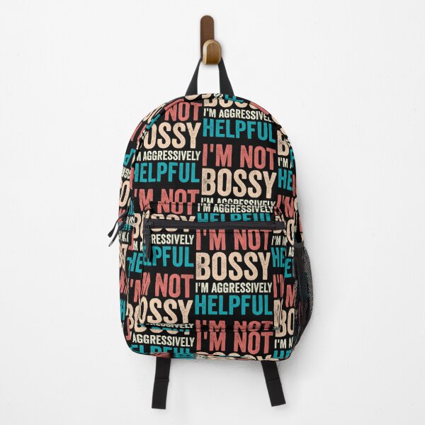 Item preview, I’m not bossy I’m aggressively helpful Funny Vintage Retro designed and sold by AdalineFranecki.
