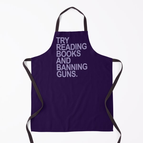 Item preview, Try Reading Books and Banning Guns (lavender 2.0) designed and sold by Thelittlelord.