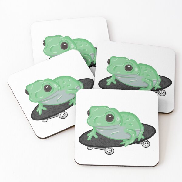 Item preview, Skateboarding Frog designed and sold by RoserinArt.