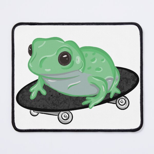 Item preview, Skateboarding Frog designed and sold by RoserinArt.