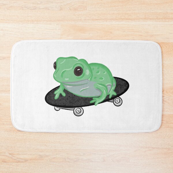 Item preview, Skateboarding Frog designed and sold by RoserinArt.