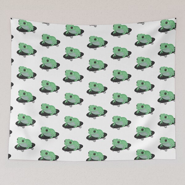 Item preview, Skateboarding Frog designed and sold by RoserinArt.
