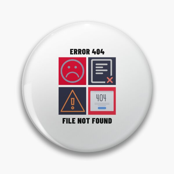 Item preview, File Not Found |404 Error | Funny Graphic for Men and Women  designed and sold by YourMinimalist-.