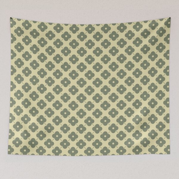 Item preview, Blomma, Groovy Retro Flower Seamless Pattern in Retro Color Style designed and sold by BesanoStyle.