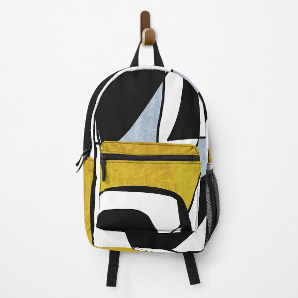 Item preview, Arte lineal, Irena Orlov, minimalista, amarillo azul negro abstracto designed and sold by Irena Orlov.