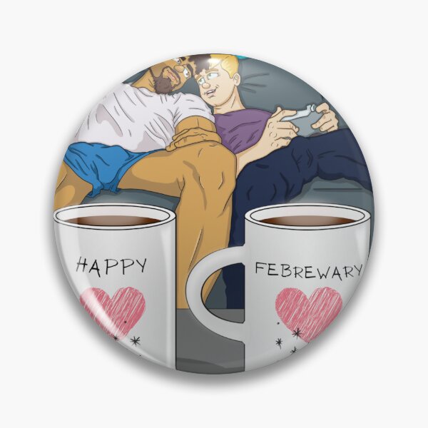 Item preview, Big Tiny Life Biggs & Tiny Happy Febrewary designed and sold by BigTinyLife.