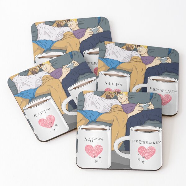 Item preview, Big Tiny Life Biggs & Tiny Happy Febrewary designed and sold by BigTinyLife.
