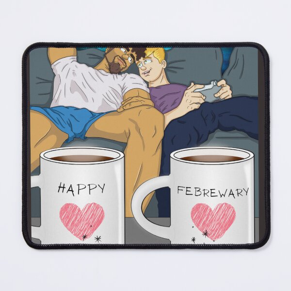 Item preview, Big Tiny Life Biggs & Tiny Happy Febrewary designed and sold by BigTinyLife.