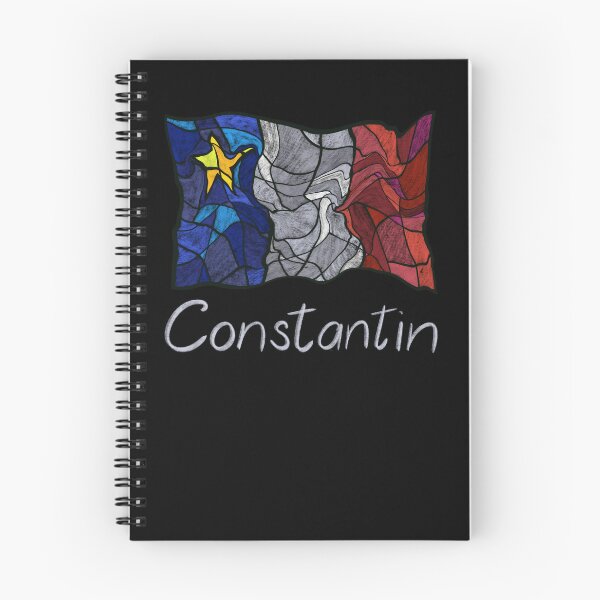 Item preview, Acadian Flag pastel liquid mosaic Constantin - Drapeau acadien mosaïque liquide pastel vitrail Constantin designed and sold by ColoursOfFrance.
