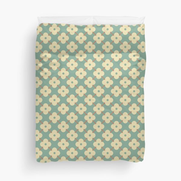 Item preview, Blomma, Groovy Retro Flower Seamless Pattern in Retro Color Style designed and sold by BesanoStyle.