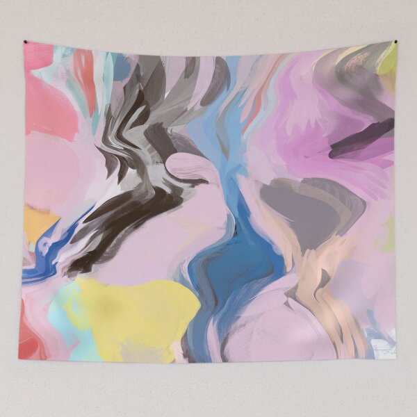 Item preview, Abstract Blue Pink Flow Art Irena Orlov designed and sold by Irena Orlov.