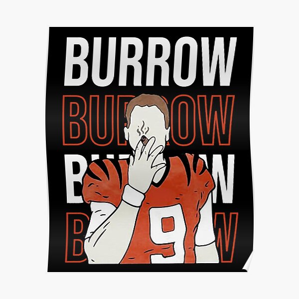 : Joe Burrow Smoking Cigar Champ Hope Poster Cincinnati Football  Fan T Shirt : Sports & Outdoors