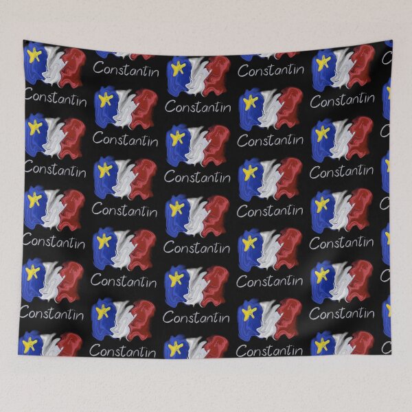 Artikelvorschau, Acadian Flag pastellfarbene Flüssigkeit Constantin - Drapeau acadien liquide pastellfarbene Constantin entworfen und verkauft von ColoursOfFrance.