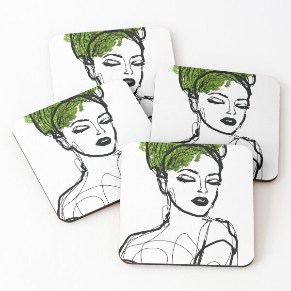 Item preview, Woman Portrait Minimalist Art Line Art Irena Orlov designed and sold by Irena Orlov.