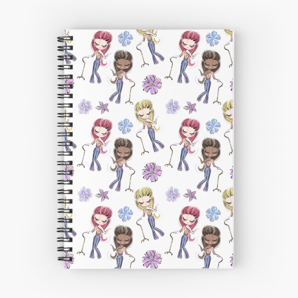 Item preview, Cute Girl with walking stick pattern designed and sold by MyMintyPrinty.