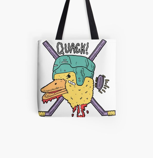 Mighty Duck All Over Print Tote Bag