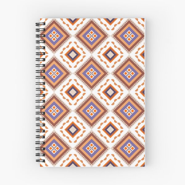 Item preview, Ethnic Pattern / Quilted Pattern / Pattern Background / Zigzag Pattern Brown Purple Orange designed and sold by RisaArt22.