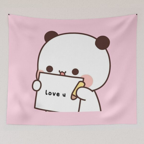 Item preview, I Love You Dudu Cute Bubu, Bear and Panda Bubu and Dudu couple designed and sold by Collins Gonzales.