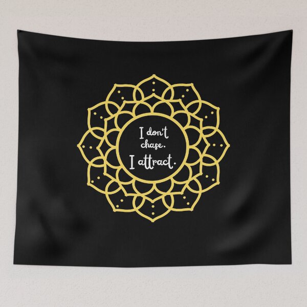 Item preview, I Don't Chase. I Attract. Affirmation for Law of Attraction designed and sold by expatessentials.
