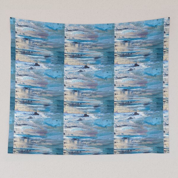 Item preview, Frozen Silver Lines - Abstract Art designed and sold by MazerolleArt.