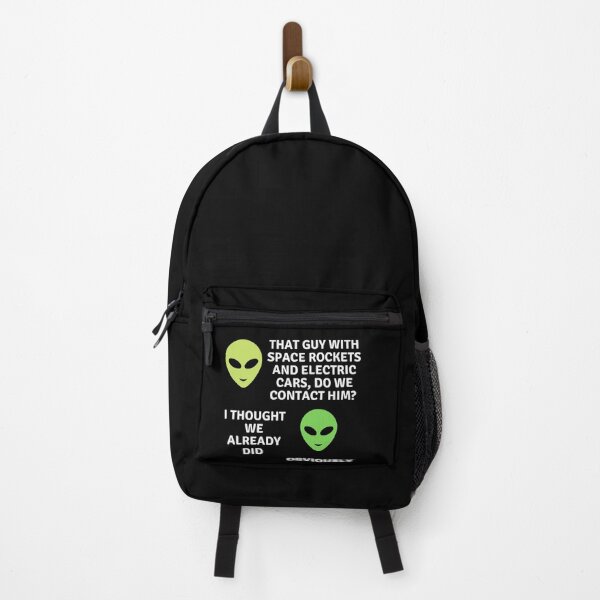 Item preview, alien's talking about electric cars and space rockets designed and sold by Vicente Saenz jr.