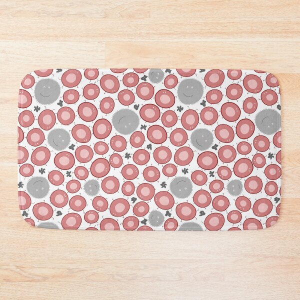 Item preview, Blood Cells Educational Pattern on White designed and sold by fogoosherie.
