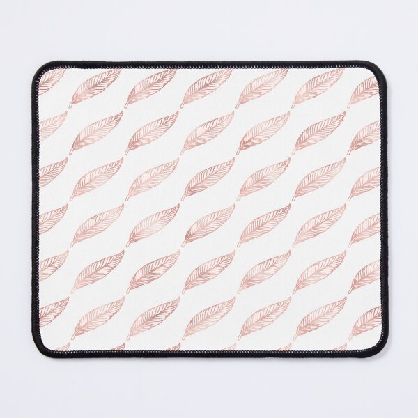 Item preview, Feathers in Rose Gold Foil Effect (not real foil) designed and sold by WhimsyAndMojo.