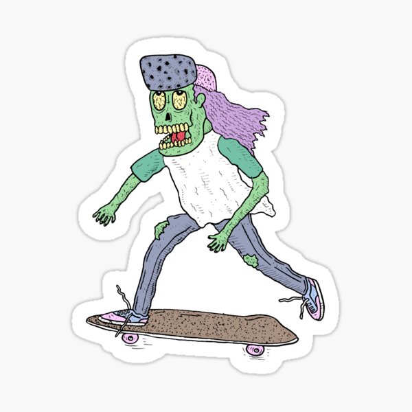 Skate 'n Die! Sticker