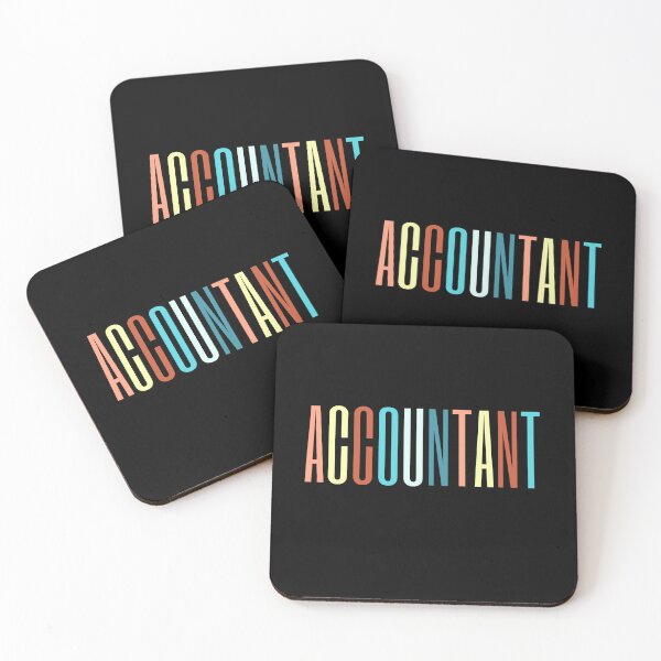 Item preview, Accountant Gift Bold Colors for Accounting Graduate or CPA Gift for him or her designed and sold by FazCreations.