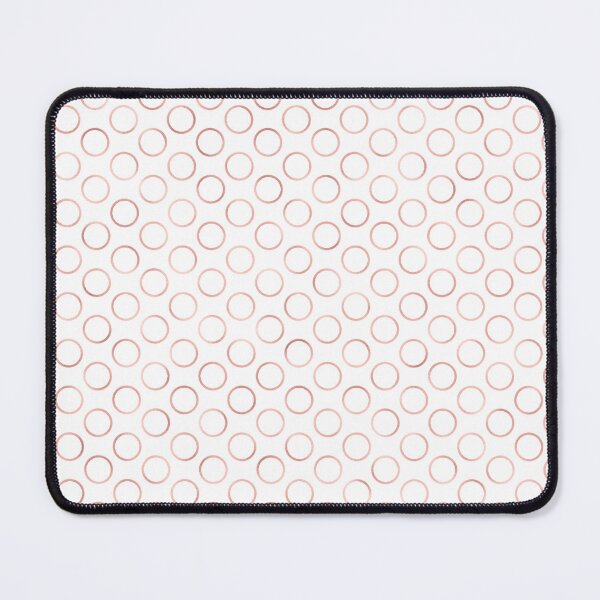 Item preview, Rose Gold Circles on White designed and sold by WhimsyAndMojo.