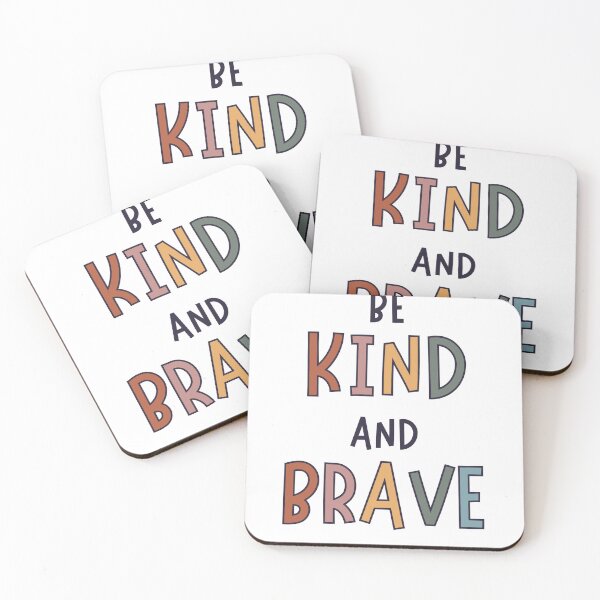Item preview, Be Kind and Brave designed and sold by Plant  Kind Thoughts.