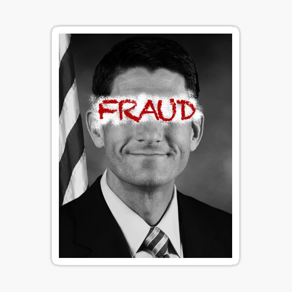 Paul Ryan - Fraud Sticker