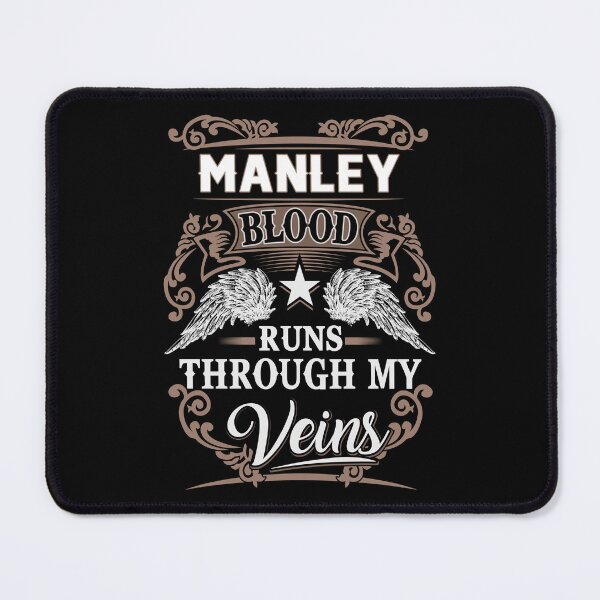 Item preview, Manley Name T Shirt - Manley Blood Runs Through My Veins  Gift Item Tee designed and sold by geniajmk13.