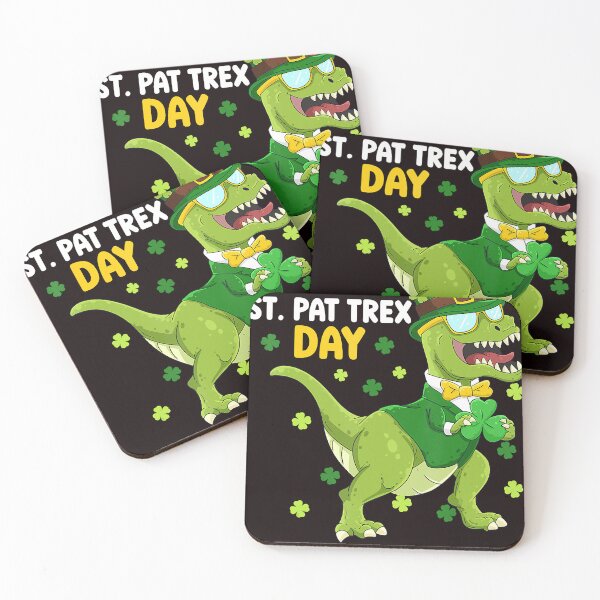 Item preview, St Patricks Day Leprechaun Dinosaur Dino Happy St Pat Trex designed and sold by BrandyBare.