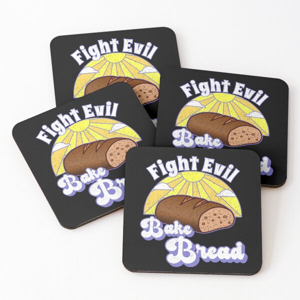 Item preview, Fight Evil Bake Bread -- Happy Hero Pastry Cake Bread Baker (Purple) designed and sold by TheEditrix.