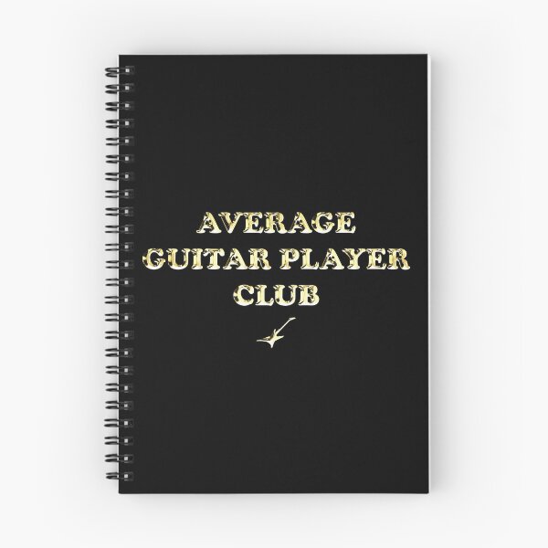 Item preview, Average Guitar Player Club - (Warrior style golden text) designed and sold by R-A Designs.