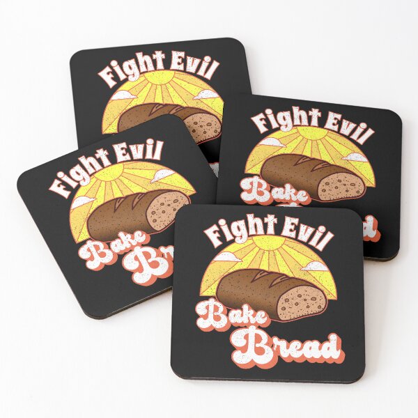 Item preview, Fight Evil Bake Bread -- Happy Hero Pastry Cake Bread Baker (Orange) designed and sold by TheEditrix.