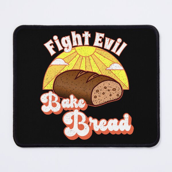 Item preview, Fight Evil Bake Bread -- Happy Hero Pastry Cake Bread Baker (Orange) designed and sold by TheEditrix.